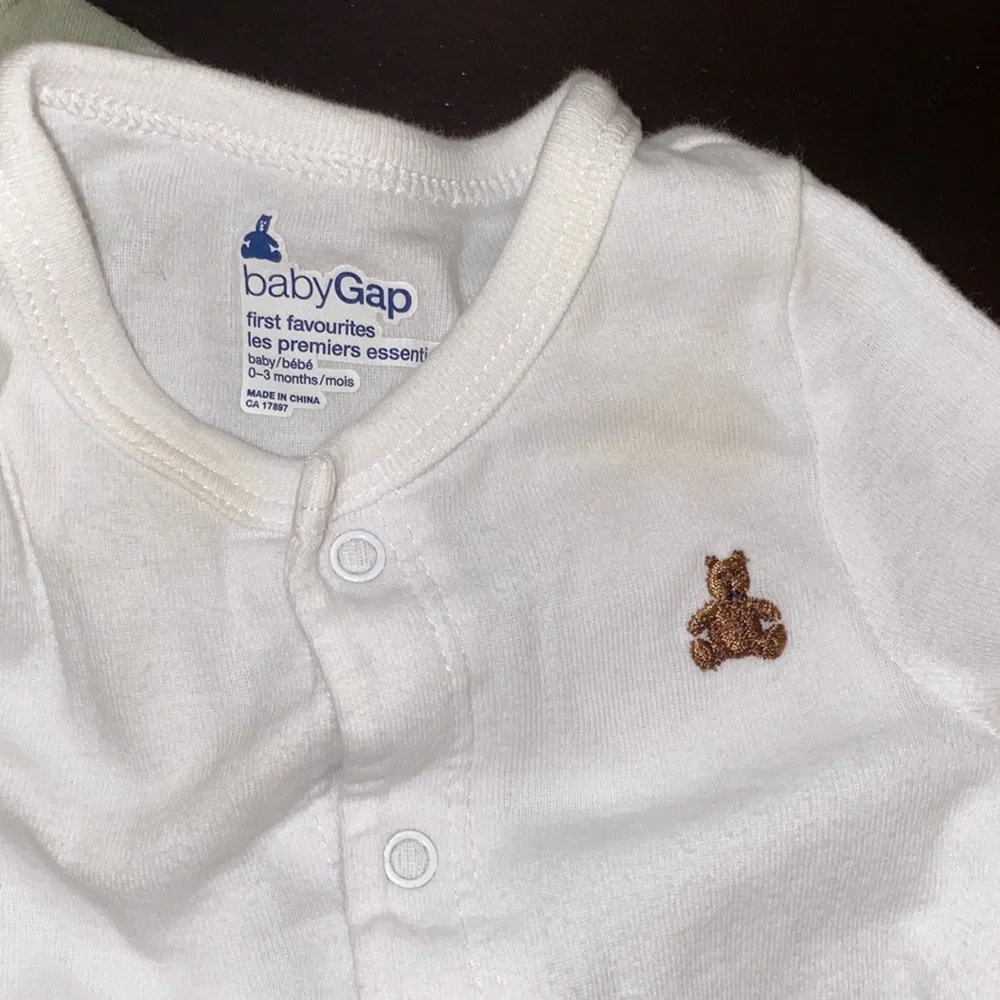 Two 0-3 month sleepers. 1 GAP and 1 Carters. - Picture 2 of 5